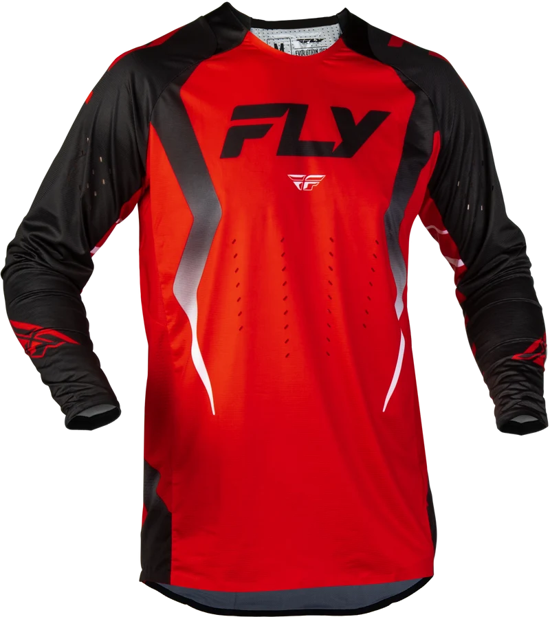 Fly Racing Evolution Dst Bolt Jersey Red/Black/White Lg 380-121L
