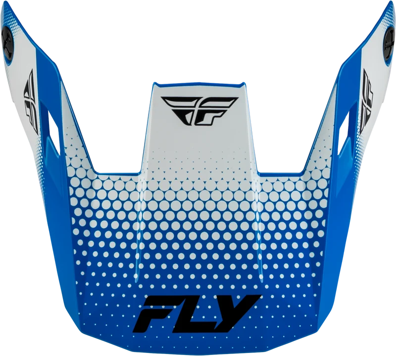 Fly Racing Rayce Sonar Helmet Visor Blue/White/Black Xs-Lg 73-3652VM
