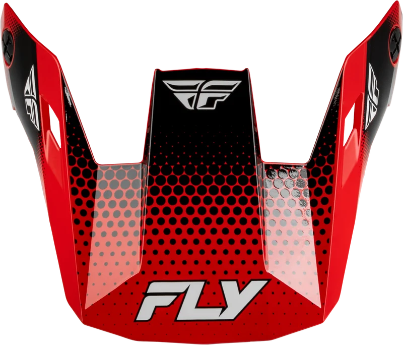 Fly Racing Rayce Sonar Helmet Visor Red/Black/White Xl 73-3651VX