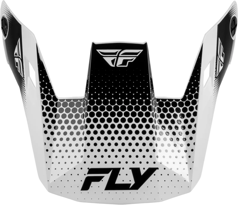 Fly Racing Rayce Sonar Helmet Visor White/Black Xl 73-3650VX
