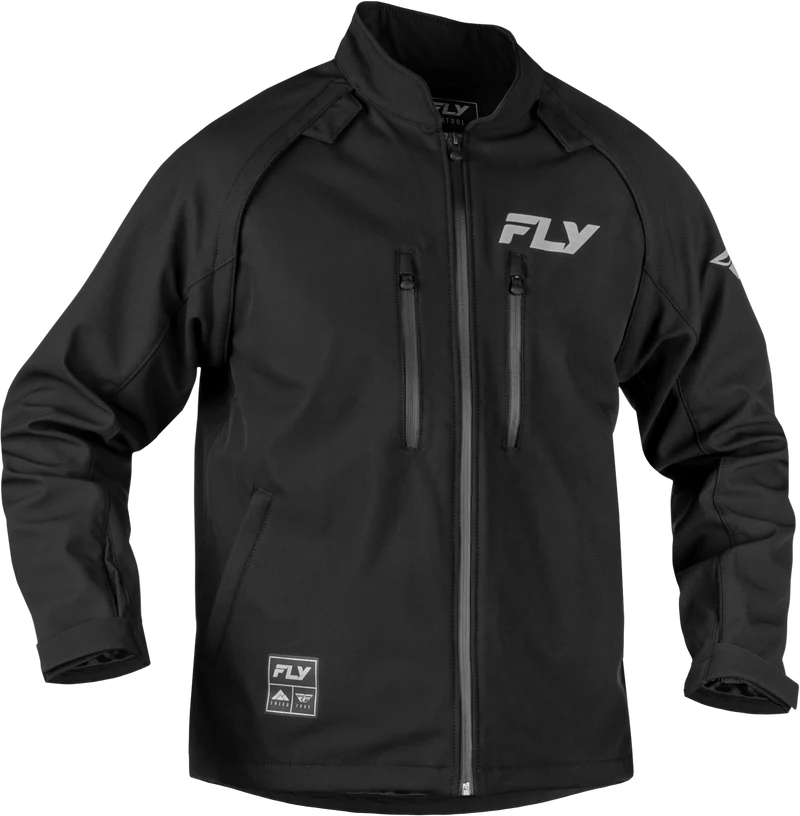 Fly Racing Patrol Jacket Black/Grey Xl 380-680X