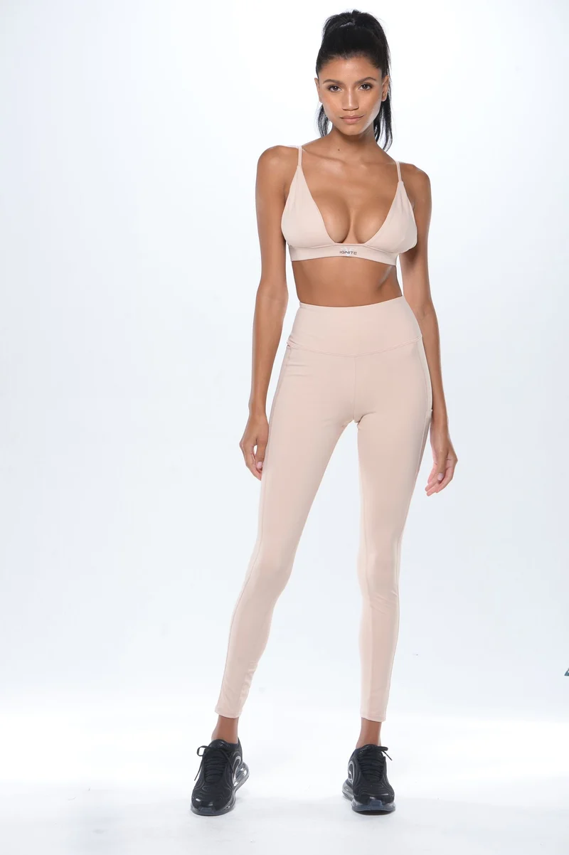 Performance Leggings - Blush Pink