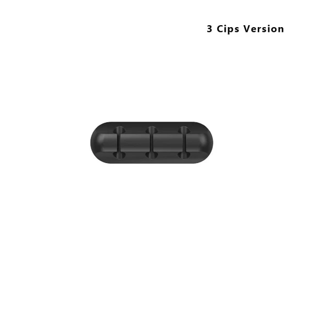 Silicone Cable Organizer USB Cable Holder Flexible Cable Winder Management cable Clips Holder For Mouse Keyboard Earphone Car