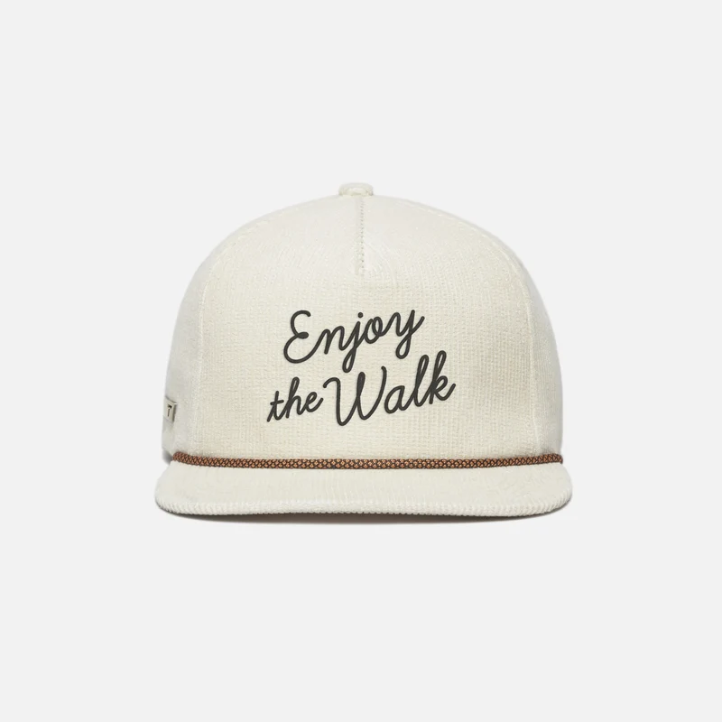 5-Panel Corduroy Strapback Hat | ETW