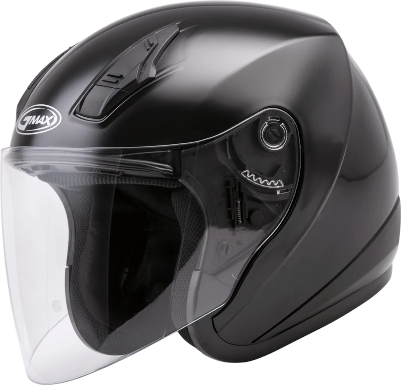 Of-17 Open-Face Helmet Black 2x