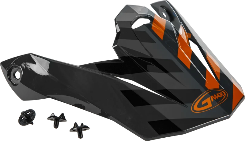 Visor W/Screws Fame Mx-86 Dark Grey/Orange