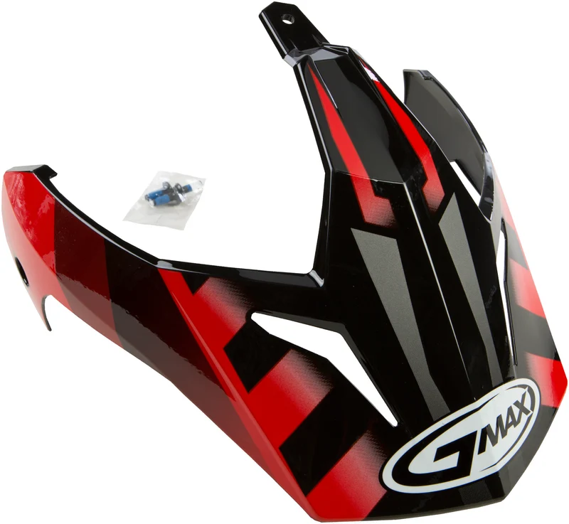 Visor W/Screws Trekka Gm-11 Black/Red