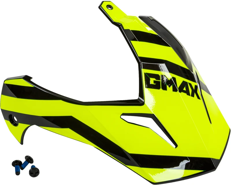 Visor W/Screws Trapper Black/Hi-Vis Gm-11s