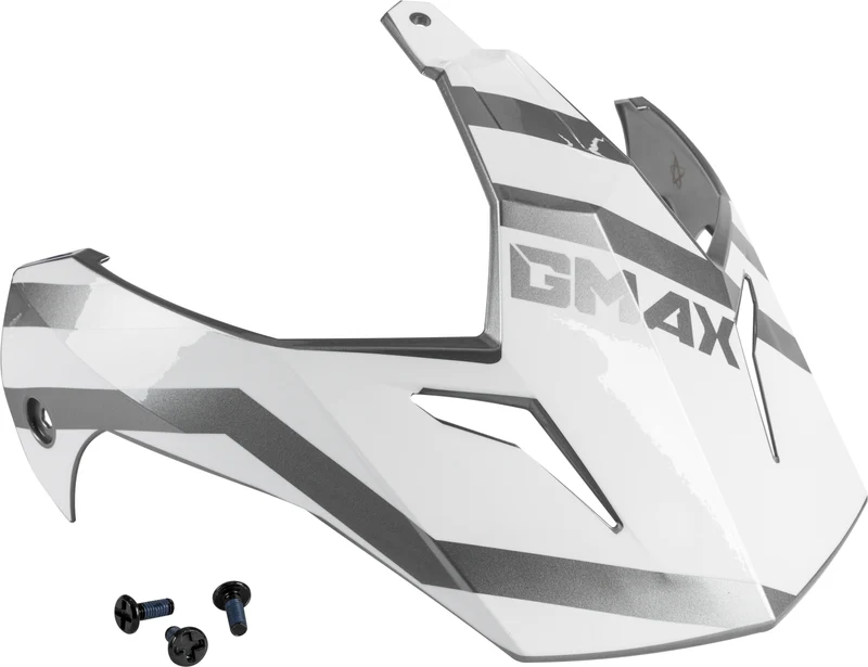 Visor W/Screws Trapper White/Silver Gm-11s