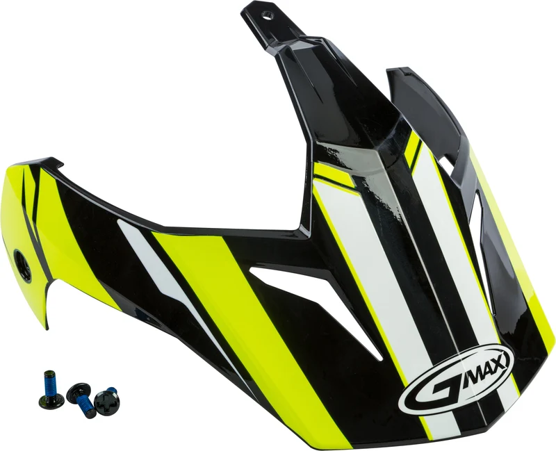 Visor W/Screws Vertical Gm-11 Black/Hi-Vis Yellow