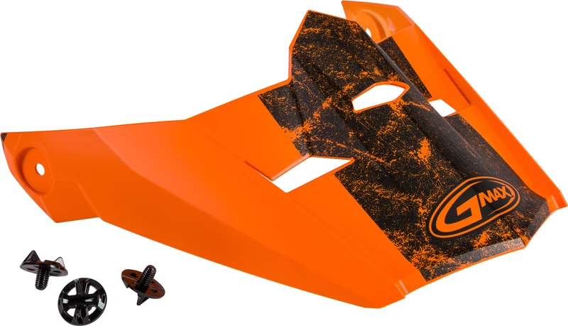 Visor W/Screws Dominant Mx-46y Matte Orange/Black Ys-Yl