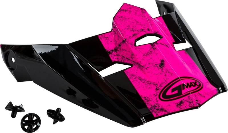 Visor W/Screws Dominant Mx-46y Black/Pink/White Ys-Yl