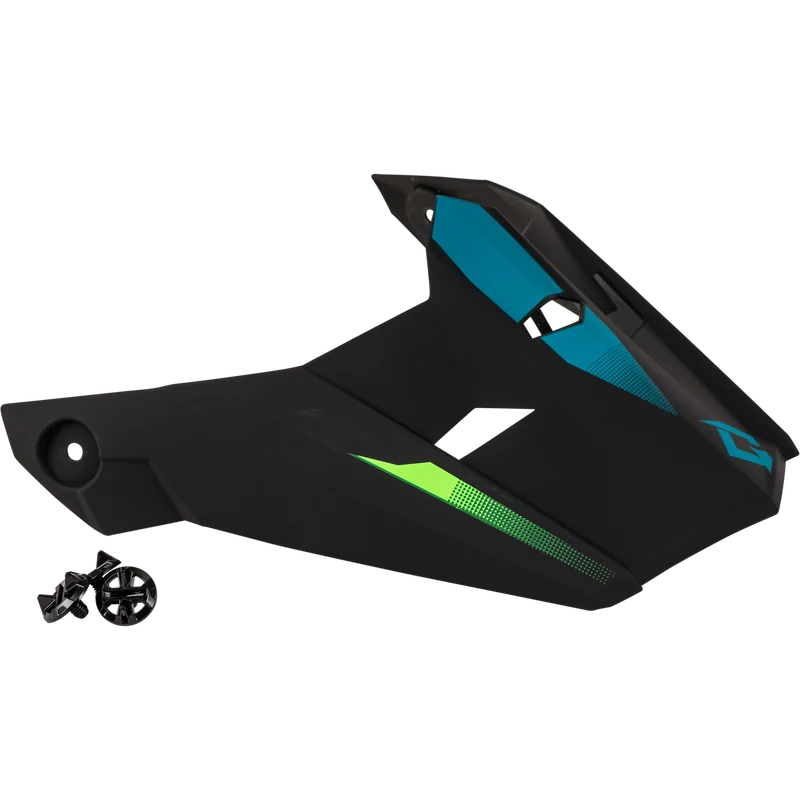 Mx-46 Compound Visor Matte Hi-Vis Grn/Blk/Blu Xs-Sm