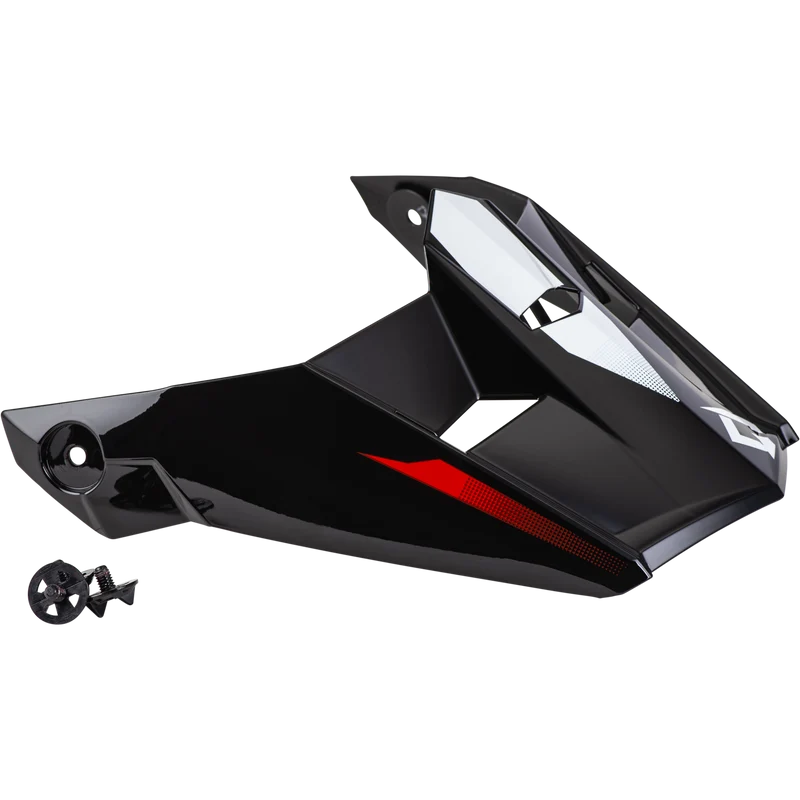 Mx-46 Compound Visor Red/Black/White Ys-Yl