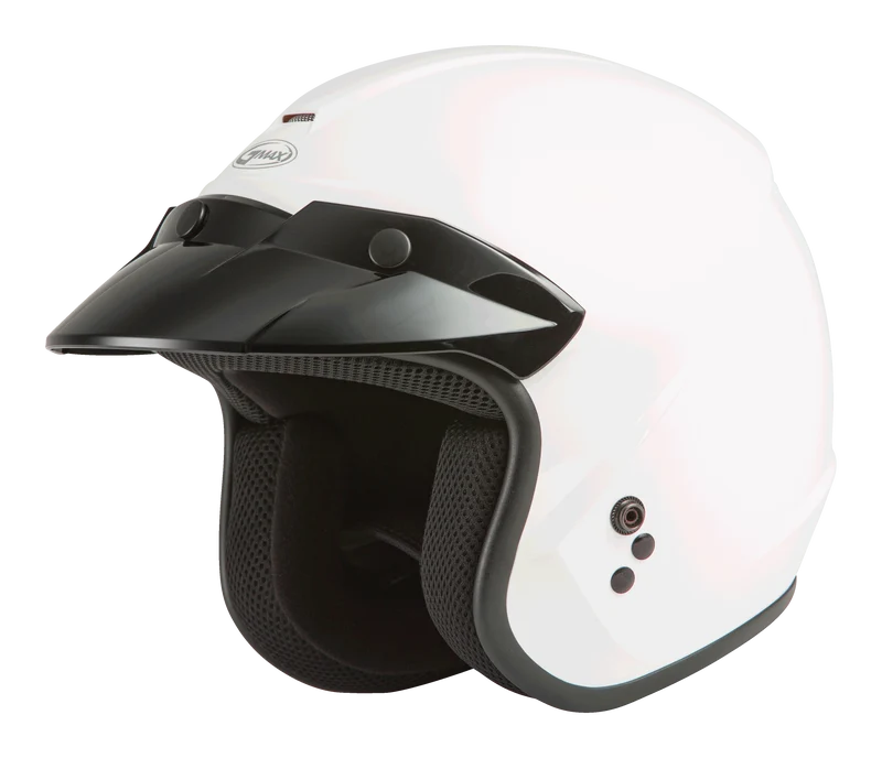 Of-2 Open-Face Helmet White Lg