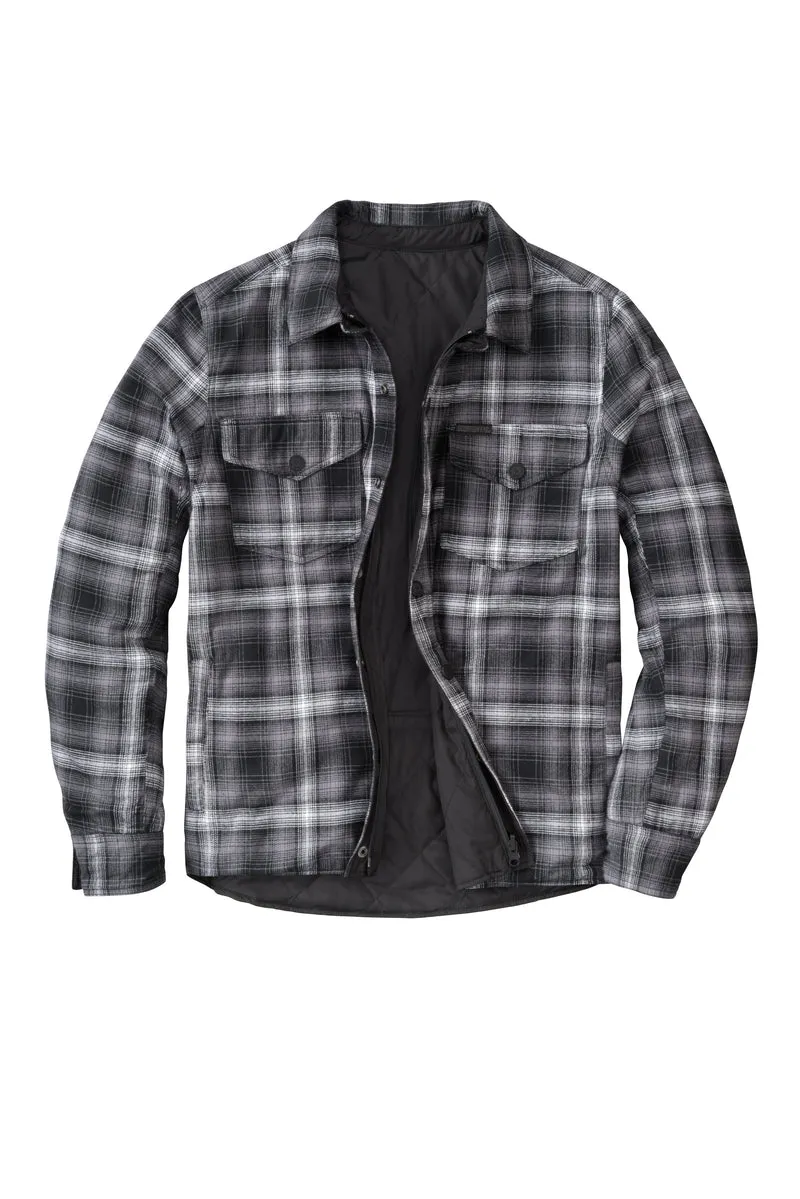 Morpheus Reversable Jacket Black/Plaid Grey 3x