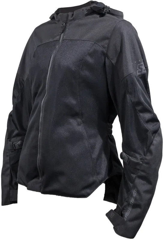 Speed and Strength Starstruck Mesh Jacket Black Womens - Large