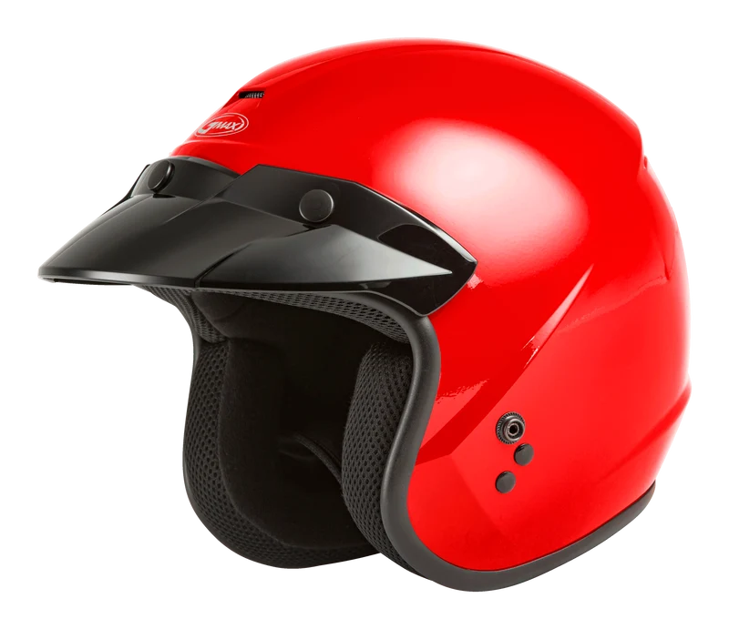 Of-2 Open-Face Helmet Red Sm