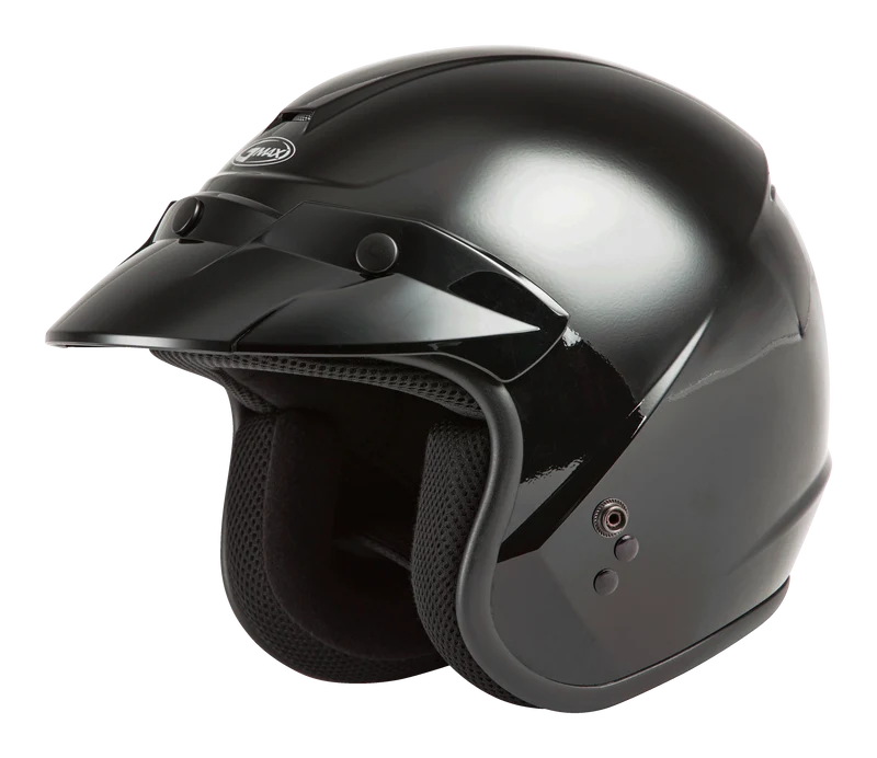 Of-2 Open-Face Helmet Black Sm
