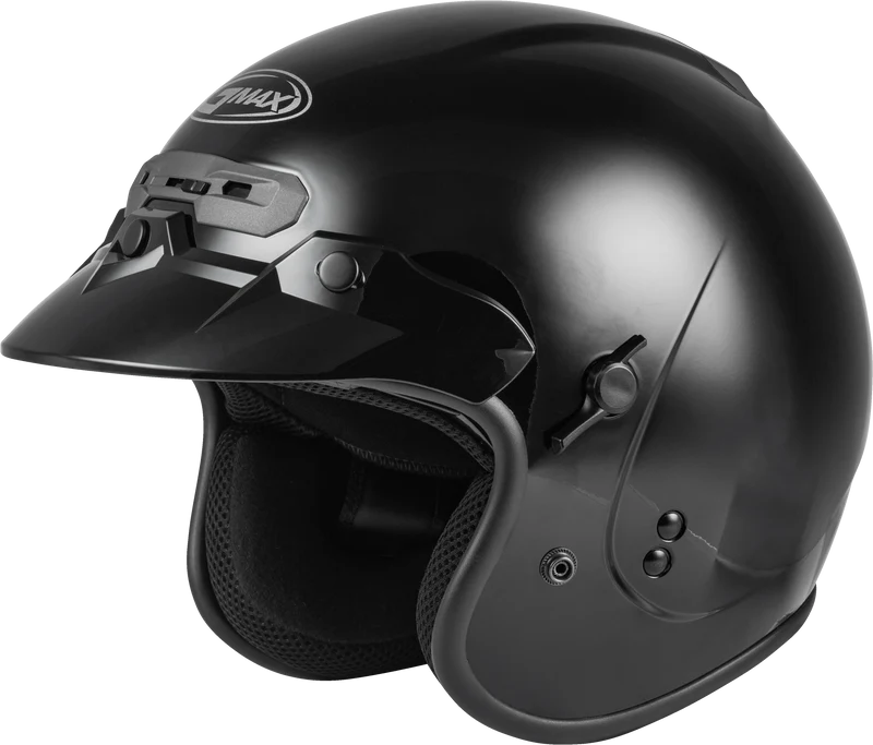 Gm-32 Open-Face Helmet Black 3x