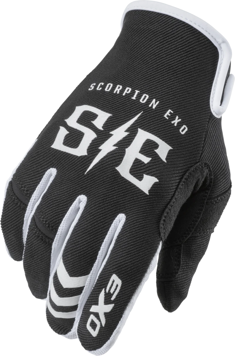 Air-Stretch Gloves Charge Black/White Md