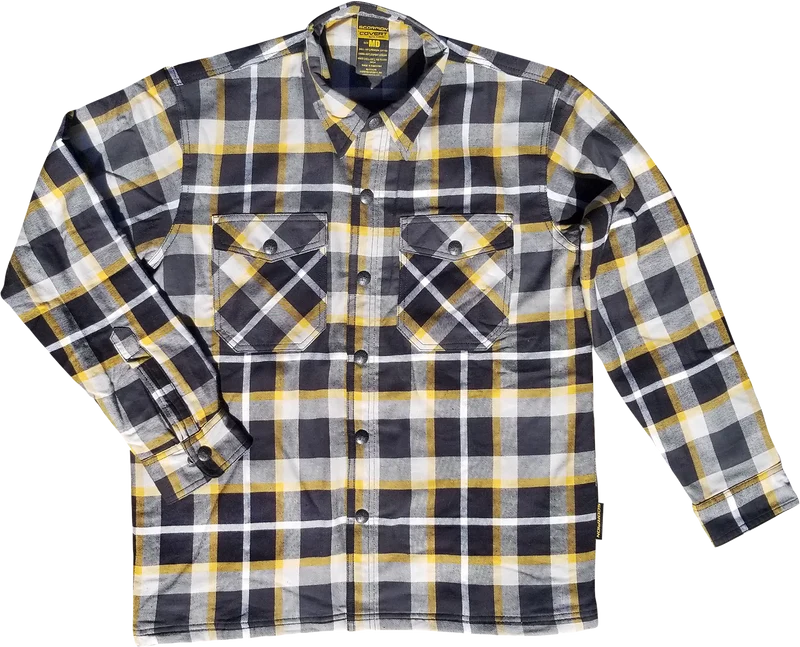 Covert Moto Flannel White/Yellow 5x