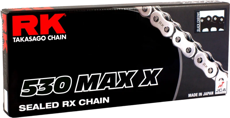 Excel Wheel components 530maxx Drive Chain Blk/Chrome 530 X 120 691-30120BC