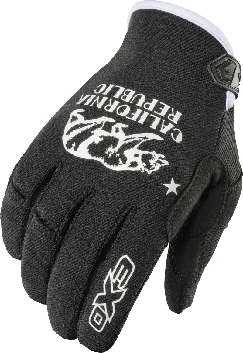 Moto-Flex Gloves Golden State Black/White Xl