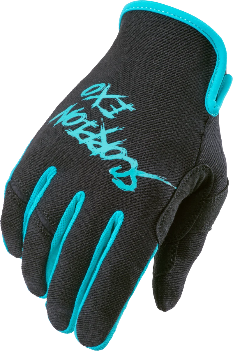 Air-Stretch Gloves Grind Black/Teal 2x