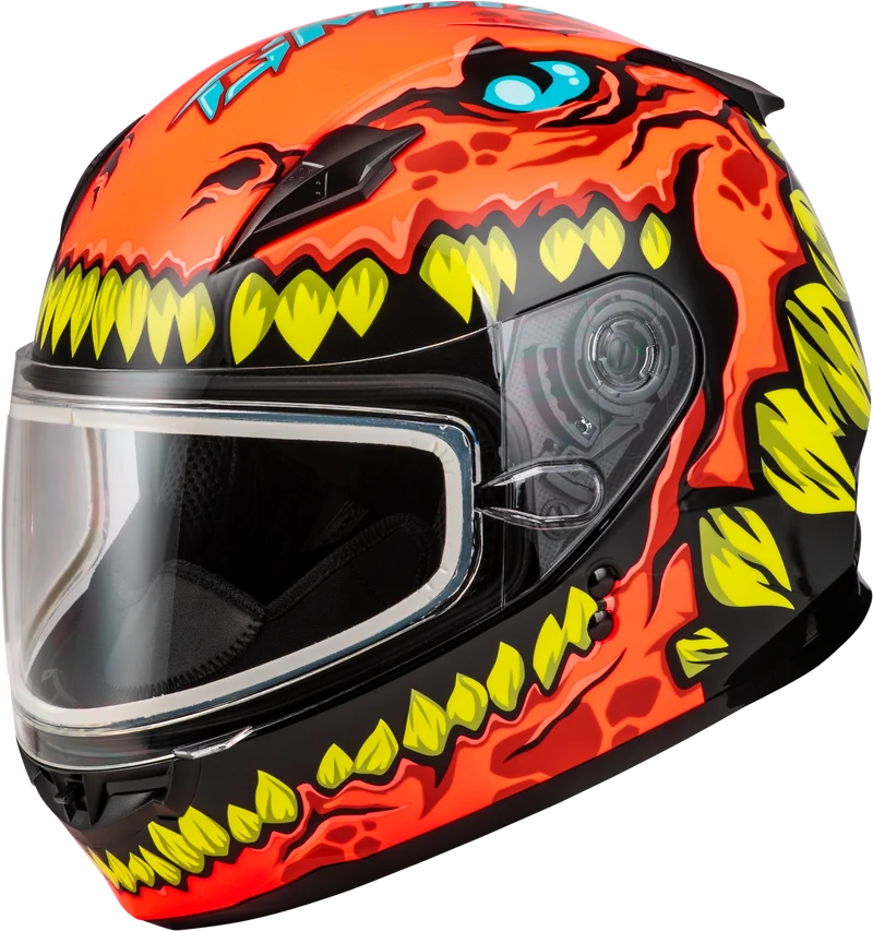 Youth Gm-49y Drax Snow Helmet Orange Ym