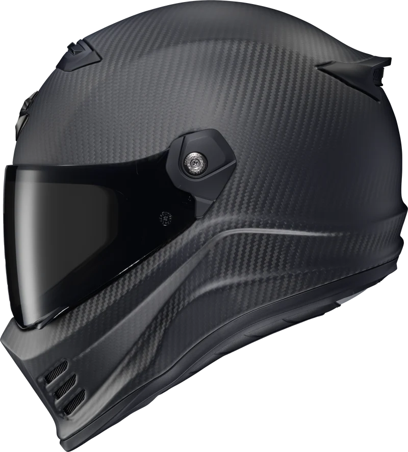 Covert Fx Carbon Full Face Helmet Matte Black Lg