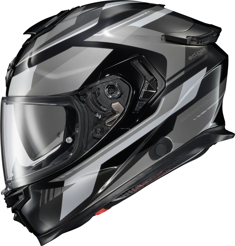 Exo-Eclipse Full Face Helmet Lunar White/Black Lg