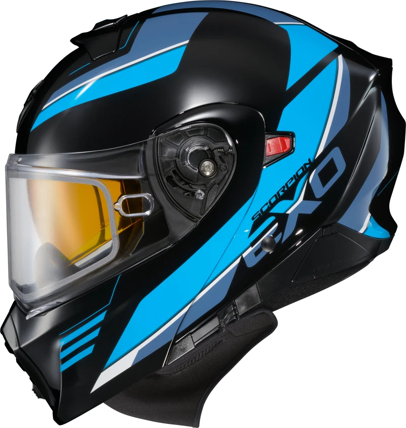 Exo-Gt930 Cold Weather Helmet Modulus Blk/Blu Xl (Electric)