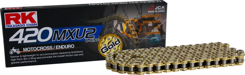 Excel Wheel components Gb420mxu2 Drive Chain Gold 420 X 130 691-21001G