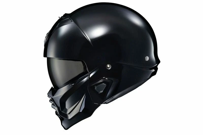 Covert 2 Open-Face Helmet Gloss Black Xs