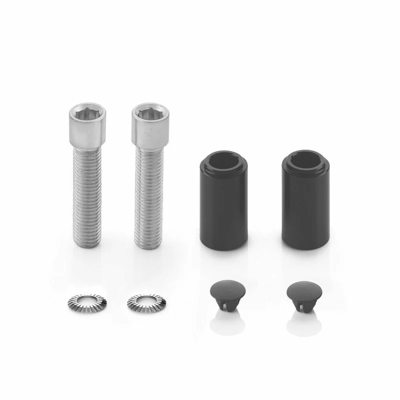RIZOMA Stealth Naked Mounting Kit Mirror Black Duc Yam 58-BSN909B