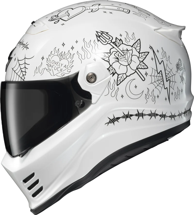 Covert Fx Full Face Helmet The Litas 2 White 2x