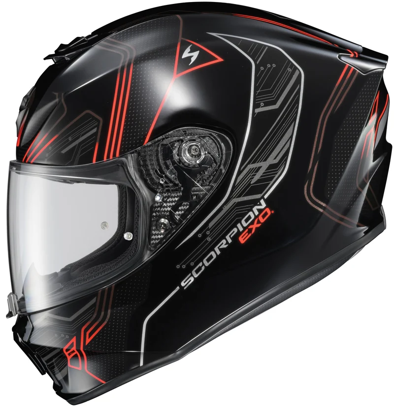 Exo-R330 Full-Face Helmet Bendr Red Xl