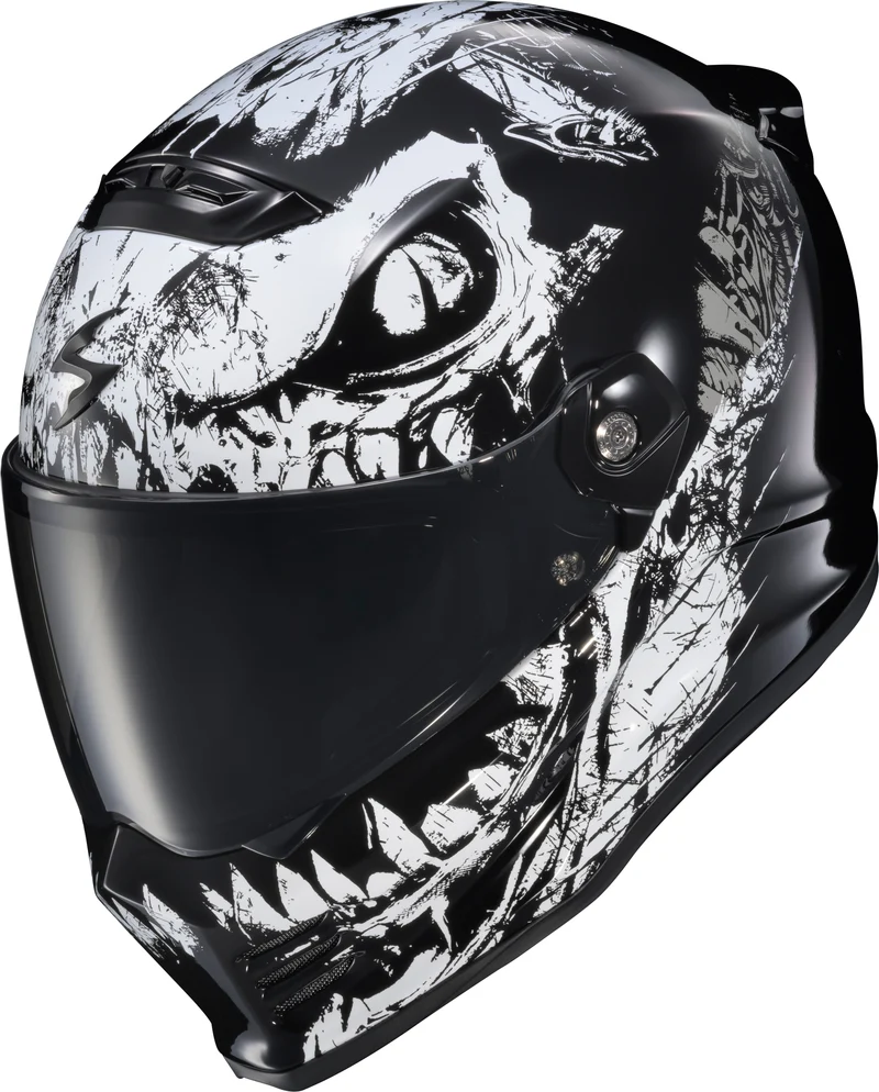 Covert Fx Full Face Helmet Caiman Gloss Black Md