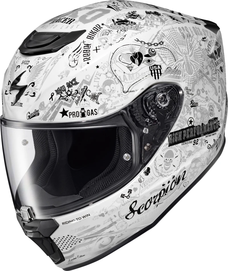 Exo-R330 Full Face Helmet Shake 2 White Xl