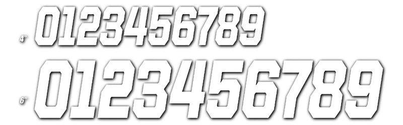 DCOR #8 White 4 Race Series 3/Pk 862-348