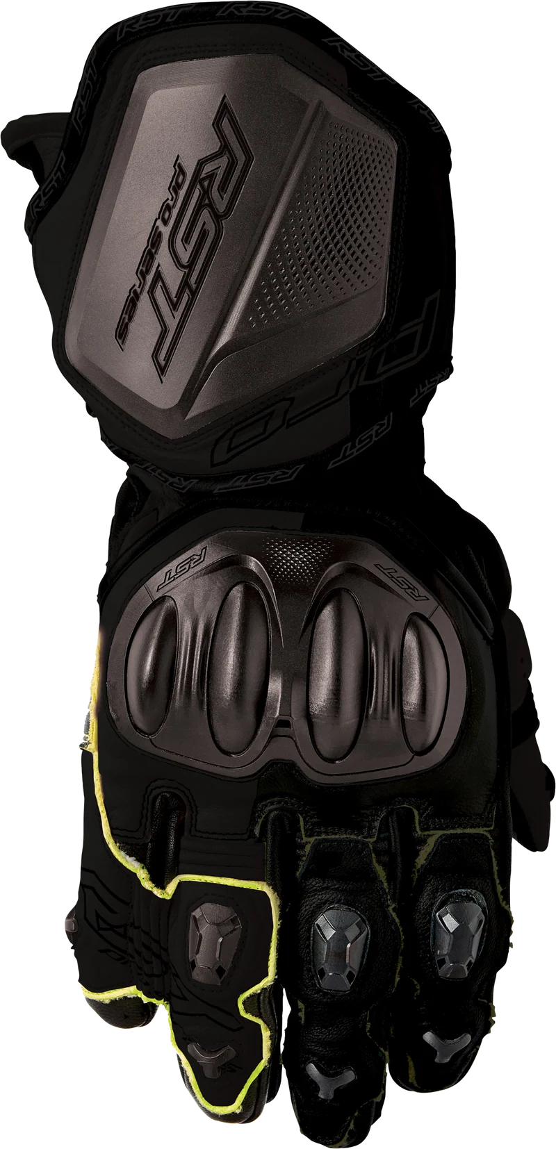 RST Pro Series Gp D3o Gloves Black Leather 2x 556-3715012