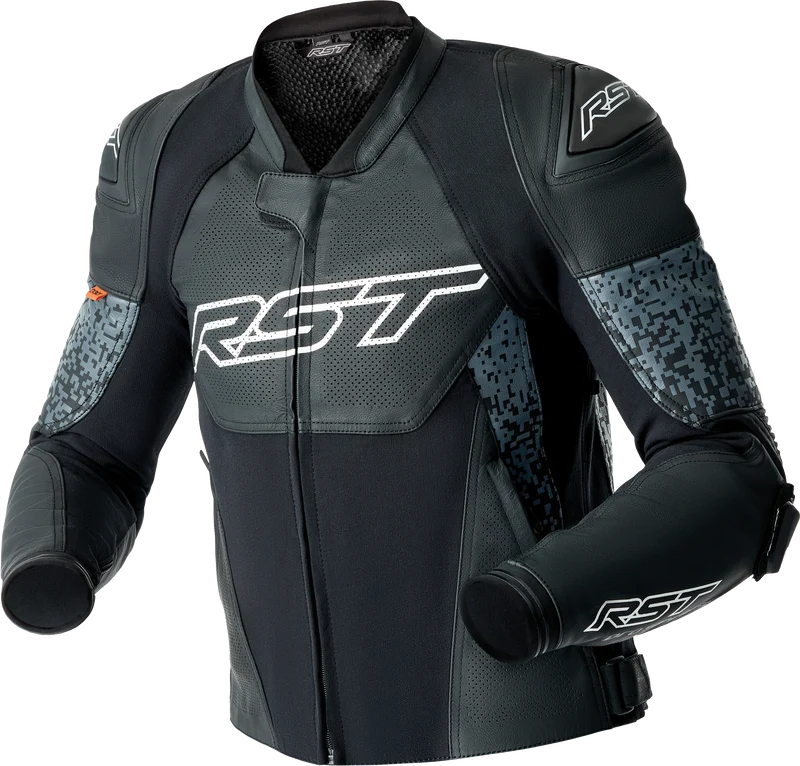 RST Ps Supersport-K D3o Jacket Grey/Black Leather 3x 556-3648150