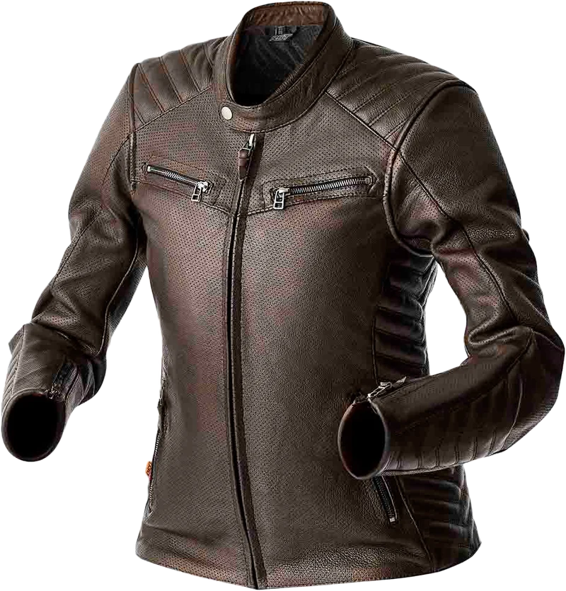 RST Womens Roadster Air D3o Jacket Brown Leather Xs 556-3644108