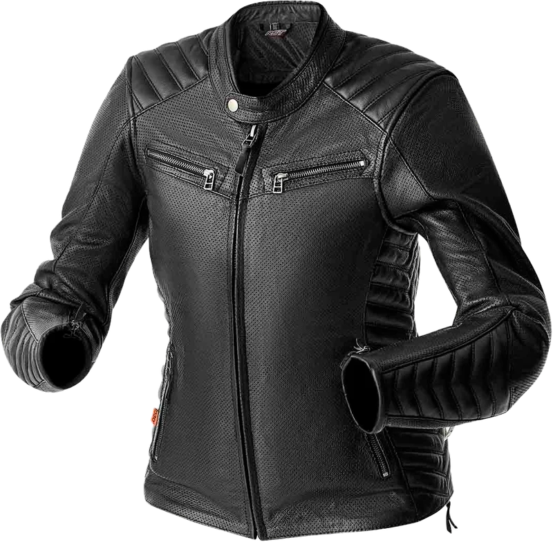 RST Womens Roadster Air D3o Jacket Black Leather 3xl 556-3644020