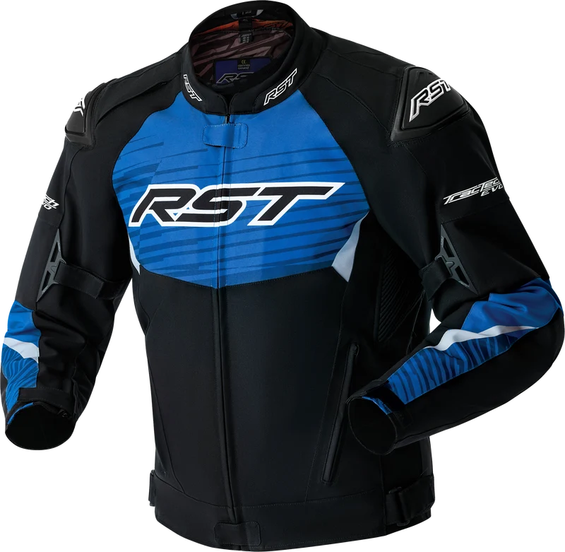 RST Tractech Evo D3o Jacket Black/Blue Textile Xl 556-3640346