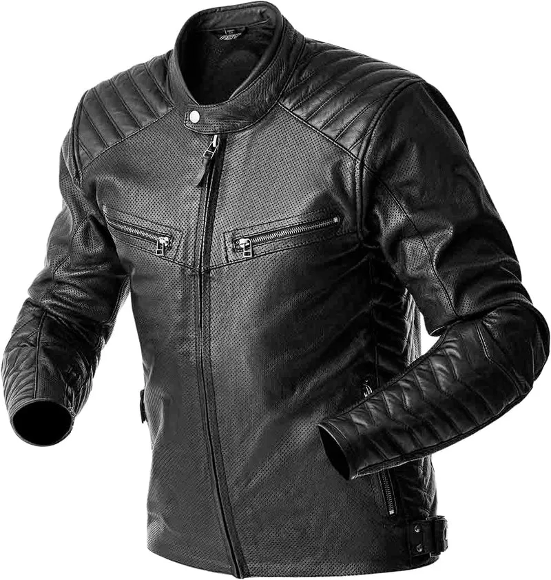 IN STOCK RST Roadster Air D3o Jacket Black Leather Md 556-3638042