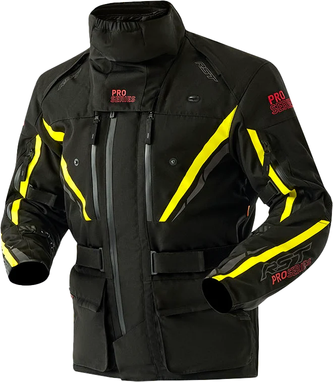 RST Ps Paragon D3o Jacket Black/Flo Yellow Textile 3xl 556-3657150
