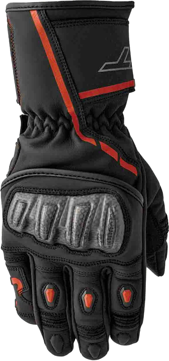 RST S1 Glove Blk/Red Leather 2xl 556-3650112