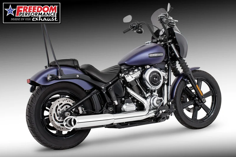 HARLEY SOFTAIL 2025 - PRESENT 4.5" SLIP-ON BUNDLE FITS ALL NARROW TIRE
